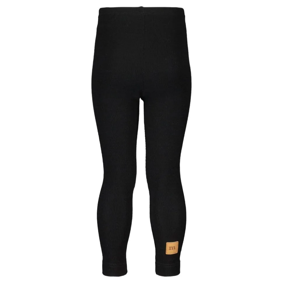 MERINO RIB -MERINOVILLA LEGGINGSIT | BLACK