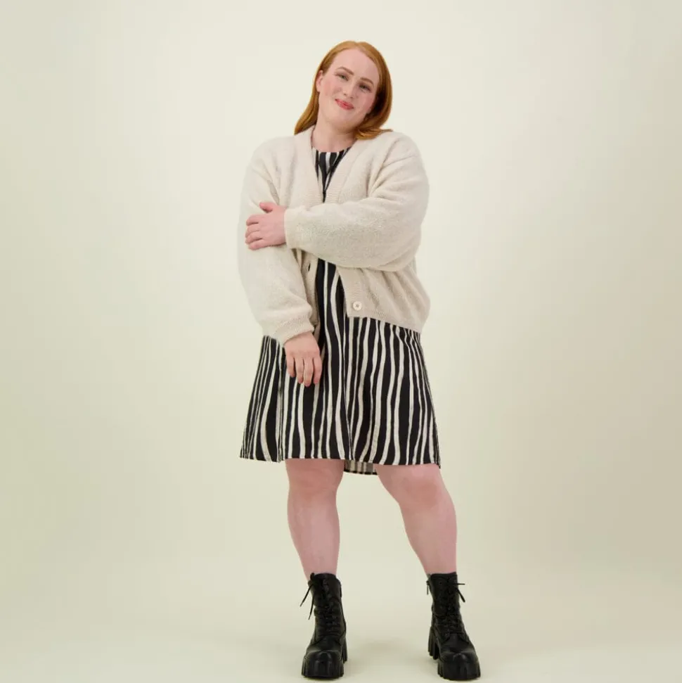 MOHAIR SHORT CARDIGAN -NEULETAKKI | VANILLA