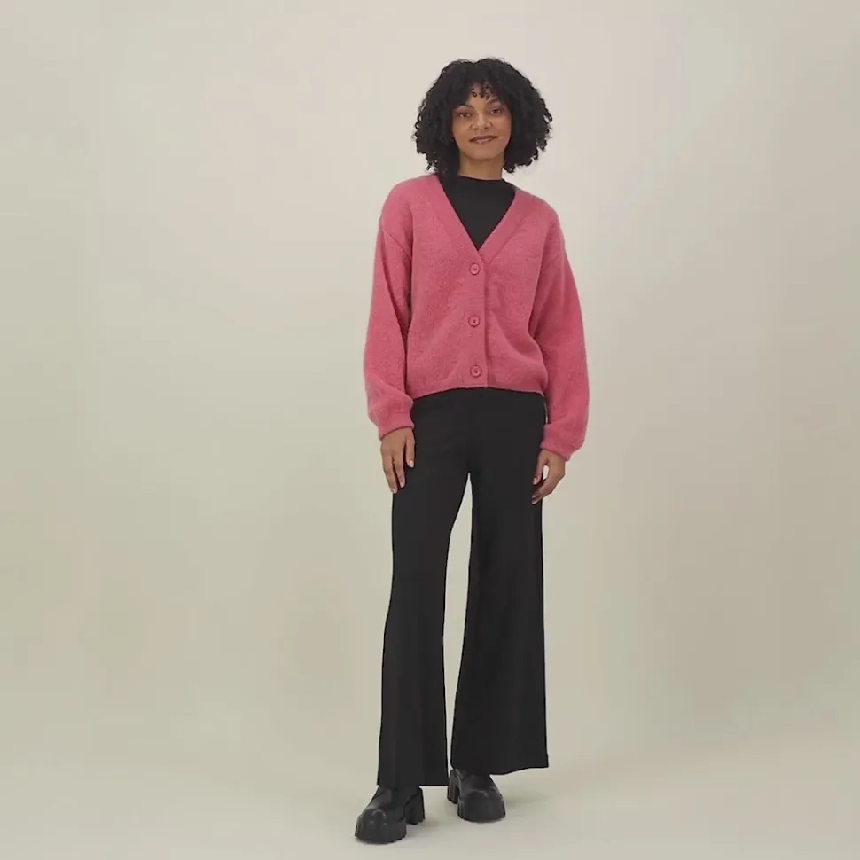 MOHAIR SHORT CARDIGAN -NEULETAKKI | PEACHY